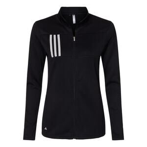 Adidas Women’s 3 Stripe 1/4 Zip Golf Sweatshirt